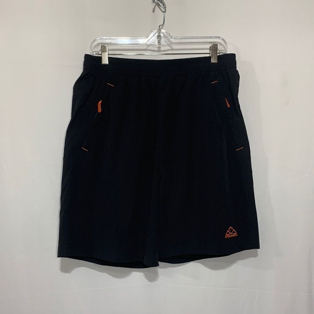 🟢3 for $20—- OUTDOOR Sports shorts elastic waist drawstring 3 zippered pockets
